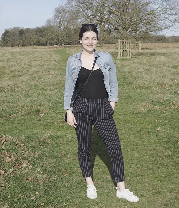 Abigail outdoors